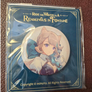 Genshin Impact Lynette Event commemorative badge‎ NWT